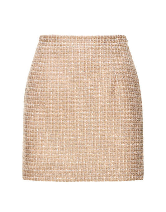 Alessandra Rich
Sequined tweed mini skirt