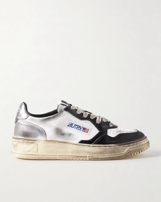 AUTRY
Super Vintage distressed leather sneakers