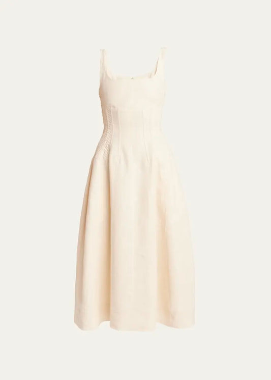 CHLOE
Linen Sleeveless Dress